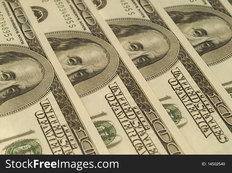 Dollar  banknotes background, money costs,       bank. Dollar  banknotes background, money costs,       bank