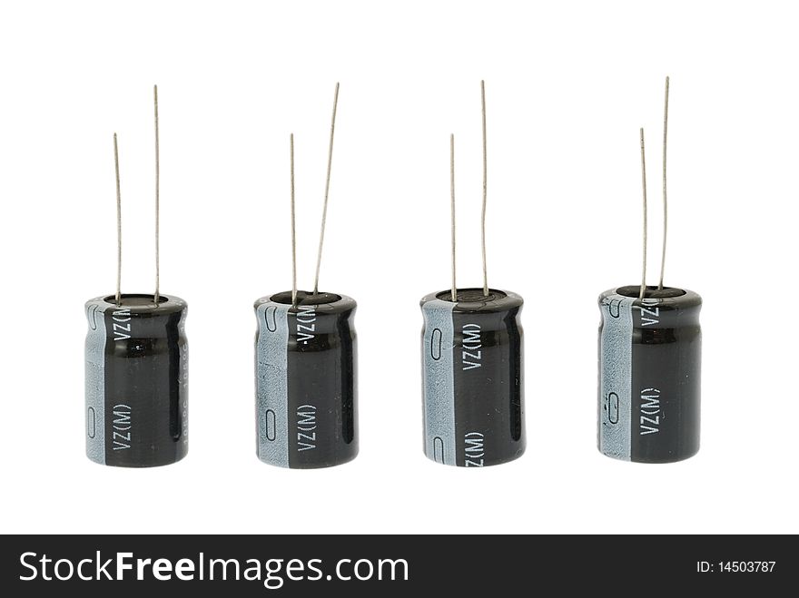 Electrolytic capacitors, electronic and computer component