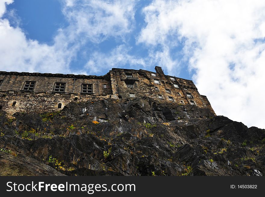 Castle of Edinburgh, Great Britain. Castle of Edinburgh, Great Britain