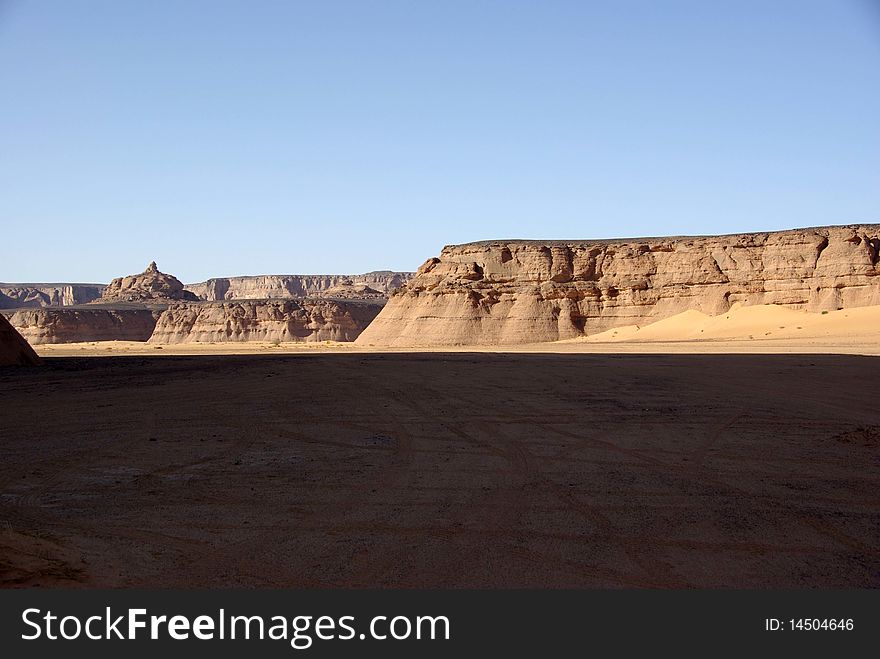 Landscape in Libya