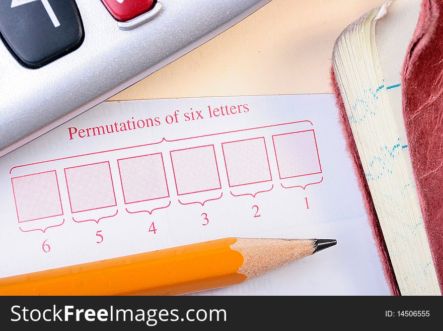 Permutations Of Six Letters