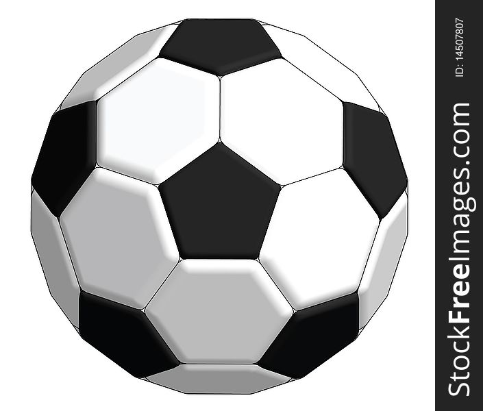Original Black and White Soccer Ball. Original Black and White Soccer Ball