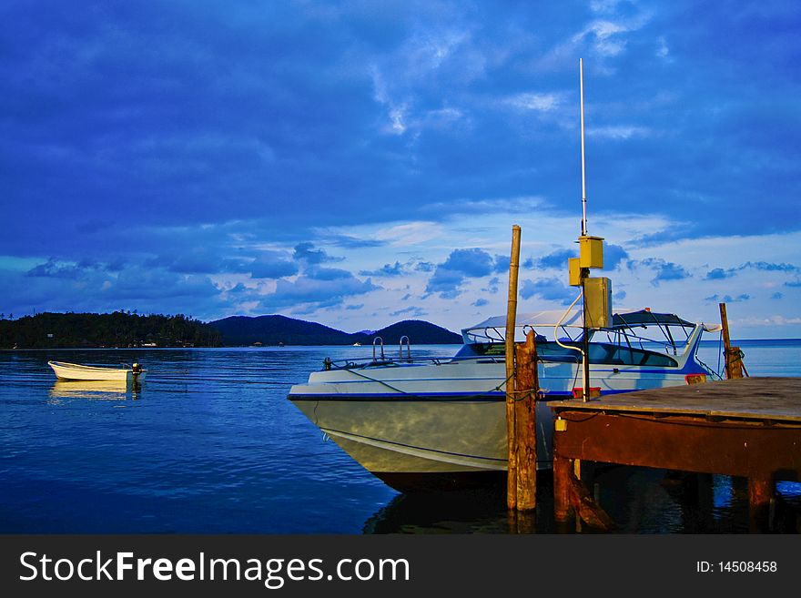 Morning at Koh Mak Thailand. Morning at Koh Mak Thailand