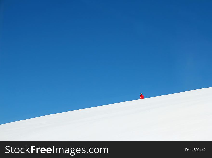 Skier On A Slope