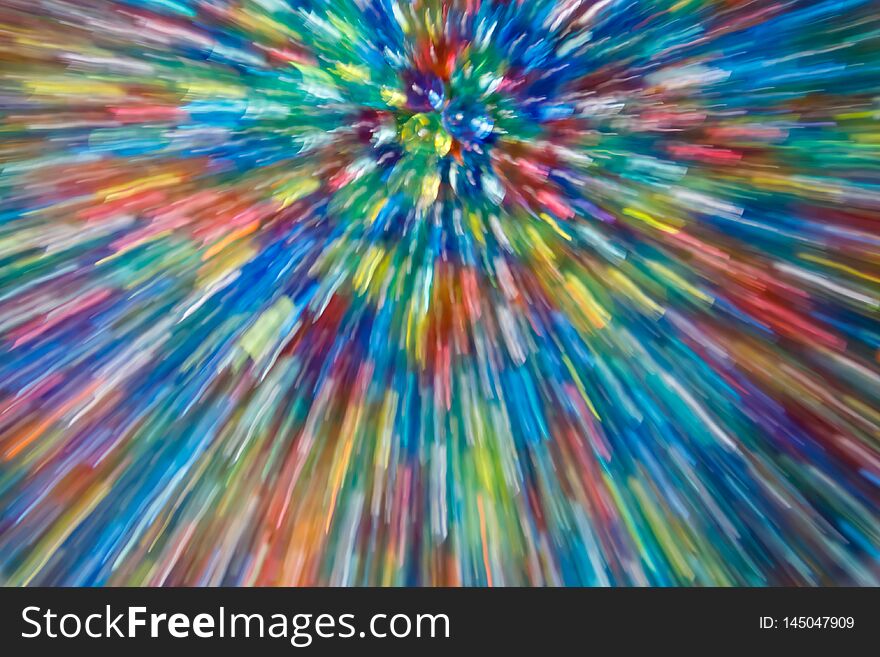 Blurred multicolored abstract background. Abstract colorful bokeh