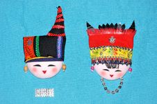 Finery Embroidery Of Chinese Minority Traditional Royalty Free Stock Photography Finery Embroidery Of Chinese Minority Traditional Royalty Free Stock Photography