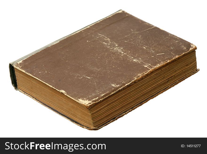 Old book are isolated on a white background