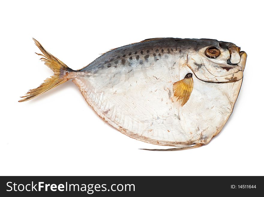 An image of a salted dry fish