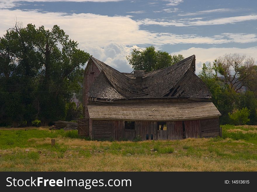 Old barn in the country side of Idaho. Old barn in the country side of Idaho