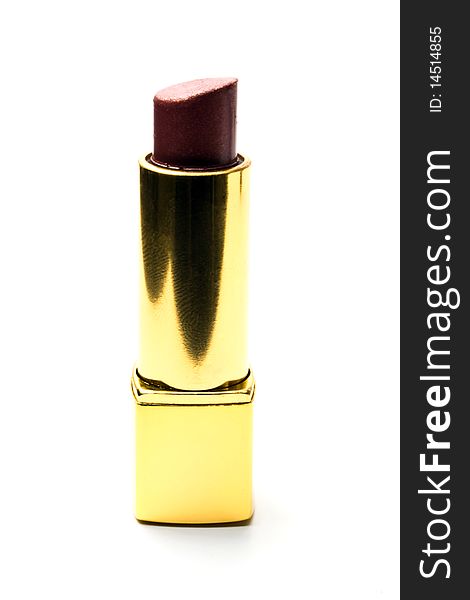 Lipstick isolated on white background