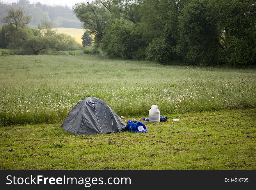 Tent On The Meadow