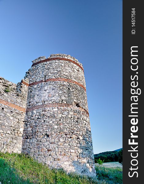 Ancient thracian ruins - tower Mezek - Bulgaria