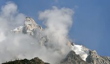 Alps Mont Blanc Royalty Free Stock Images