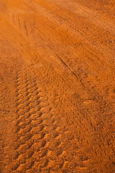 Wheel Tracks On Country Road Royalty Free Stock Photos Wheel Tracks On Country Road Royalty Free Stock Photos