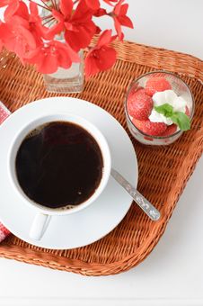 Tray With Breakfast Royalty Free Stock Photos Tray With Breakfast Royalty Free Stock Photos