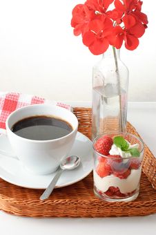 Tray With Breakfast Royalty Free Stock Image Tray With Breakfast Royalty Free Stock Image