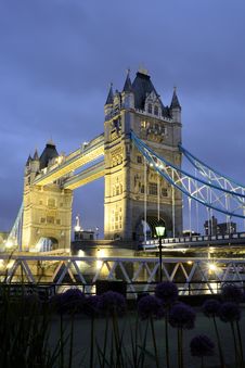 Tower Bridge At Night Royalty Free Stock Photography Tower Bridge At Night Royalty Free Stock Photography