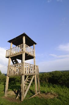 Wooden Watchtower Stock Photos