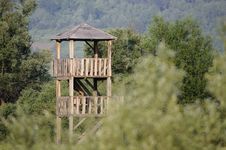 Wooden Watchtower Stock Image Wooden Watchtower Stock Image
