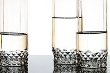 Three Luxury Glasses Stock Photography Three Luxury Glasses Stock Photography