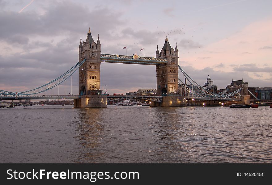 Iconic tower bridge of London (United Kingdom). Iconic tower bridge of London (United Kingdom)