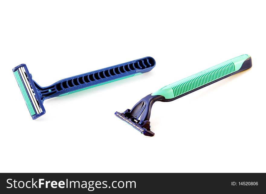 Razor, isolated  on a white background