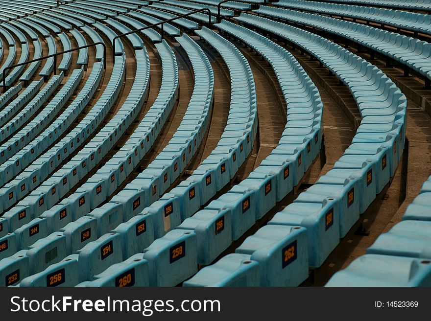 Stadium Seating in a major Sports Arena. Stadium Seating in a major Sports Arena