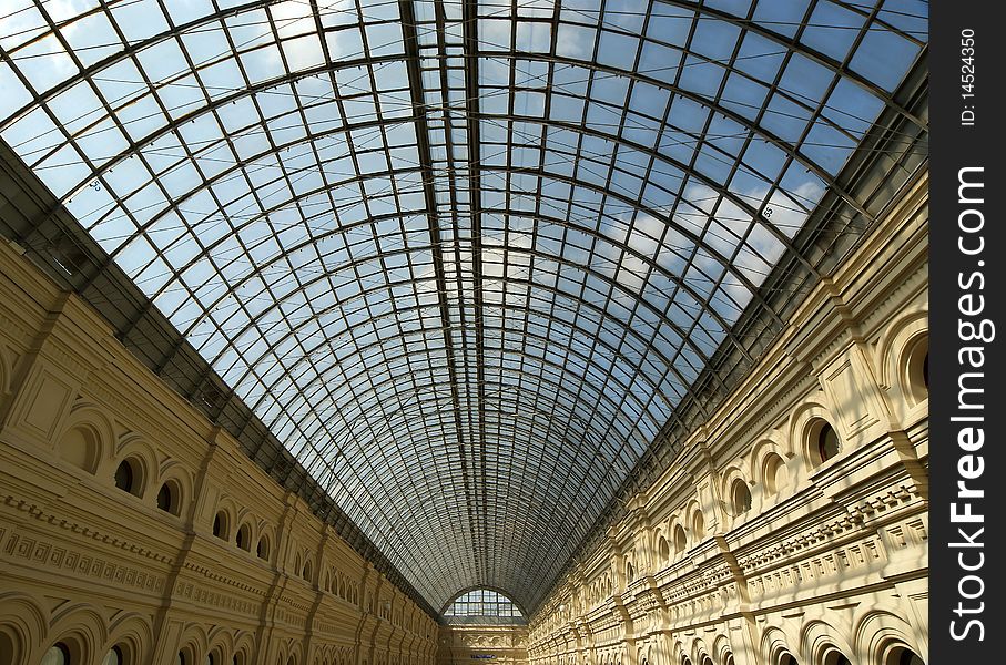 Interior store GUM, Red Square, Moscow, Russian Federation