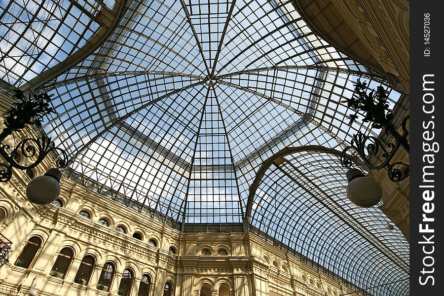 Interior store GUM, Red Square, Moscow, Russian Federation