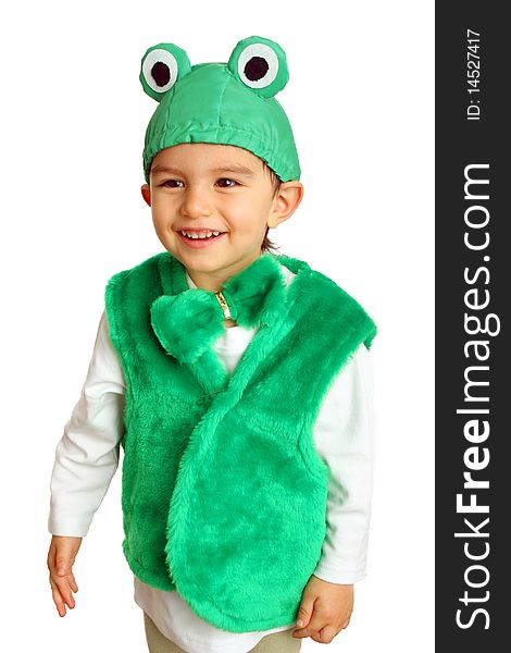 Little Boy In Fancy Dress