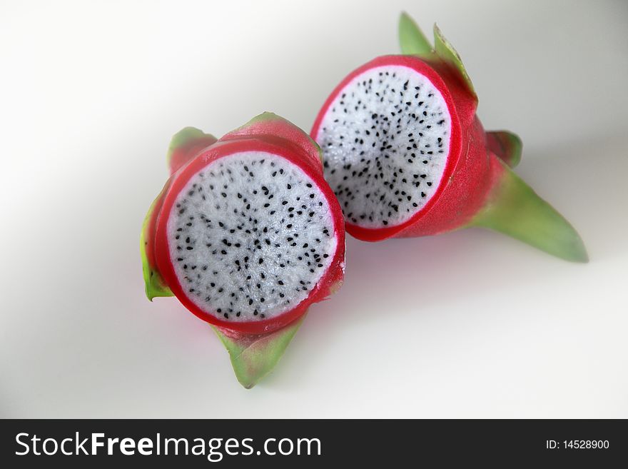 Cut Pitaya dragon fruit from thailand. Cut Pitaya dragon fruit from thailand