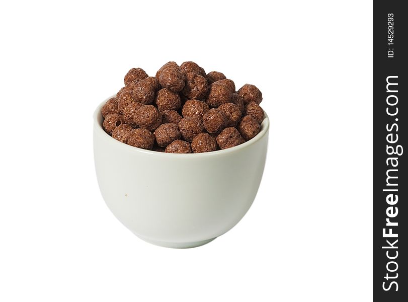 Crunch Chocolate Ball, Isolated