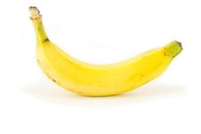 Whole Ripe Banana Stock Image