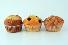 Assorted Cup Cake Royalty Free Stock Photography