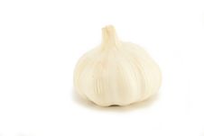 Whole Garlic On White Stock Photography Whole Garlic On White Stock Photography
