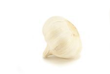 Whole Garlic On White Royalty Free Stock Image