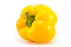 Sweet Yellow Bell Pepper Royalty Free Stock Image