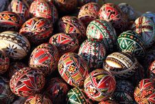 Traditional Easter Eggs Royalty Free Stock Photo
