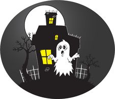 Spooky Halloween Background Royalty Free Stock Photography Spooky Halloween Background Royalty Free Stock Photography
