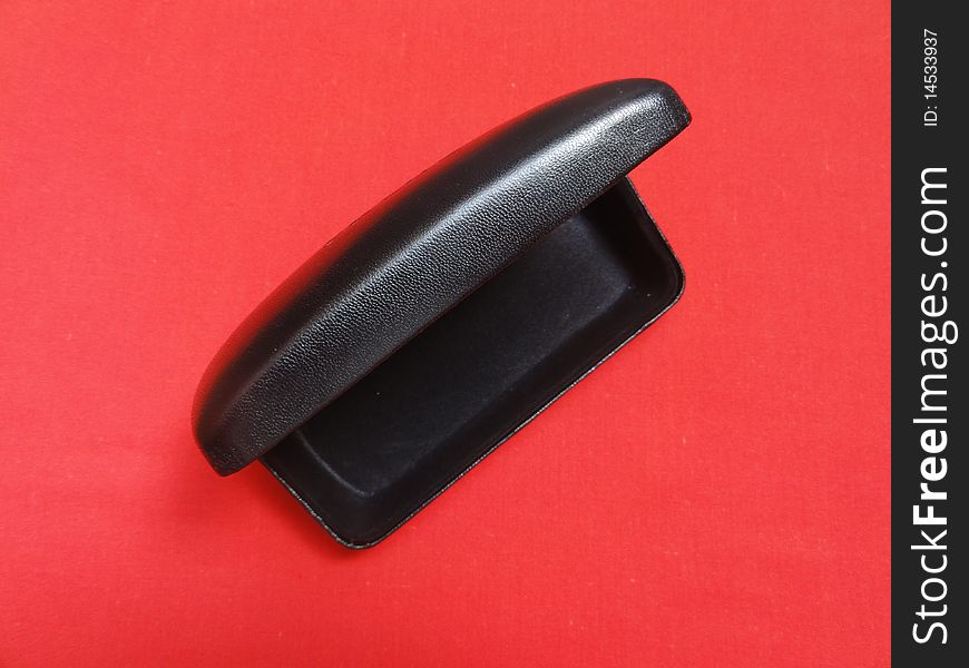 Empty Black Eye Glasses Case