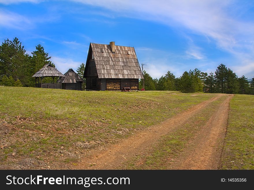 Village house on mountain Zlatibor, Serbia. Village house on mountain Zlatibor, Serbia