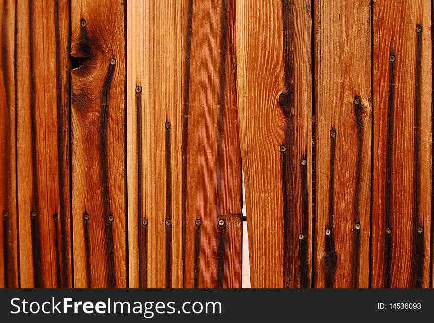 Close up of barn door in sedona, AZ