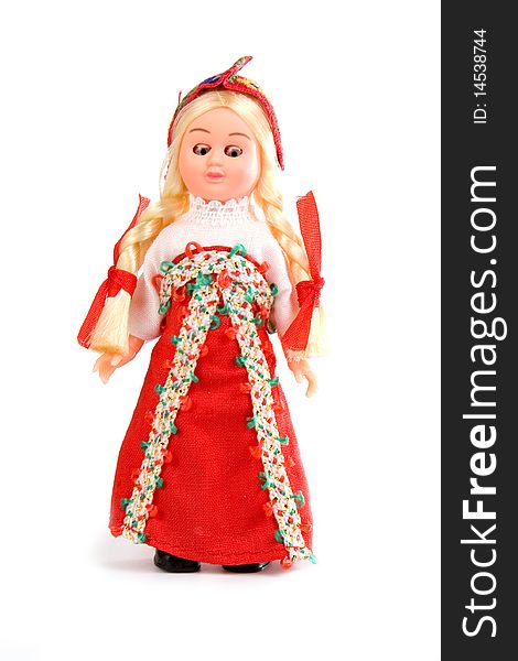 Doll in the Russian national costume