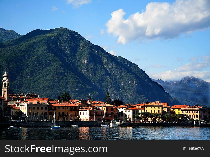 This is a small village alone the shores of Lake Como. This is a small village alone the shores of Lake Como.