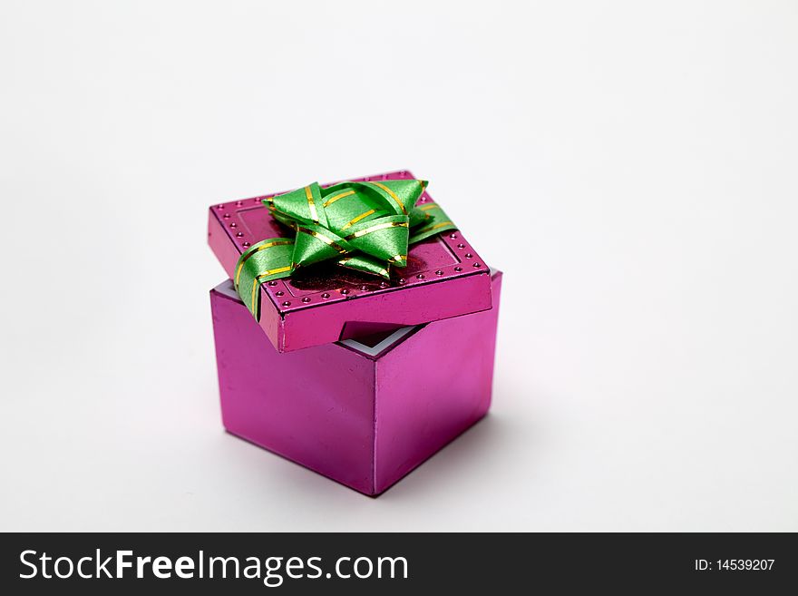 A small pink box for a small gift.
