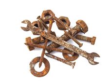 Rusty Nuts And Bolts Royalty Free Stock Images Rusty Nuts And Bolts Royalty Free Stock Images