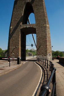 Roadway, Clifton Suspension Bridge,England Stock Images Roadway, Clifton Suspension Bridge,England Stock Images