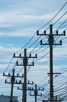 Electric Tower Royalty Free Stock Photos Electric Tower Royalty Free Stock Photos