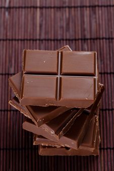 Tasty Chocolate With Milk Bar Stock Photography Tasty Chocolate With Milk Bar Stock Photography