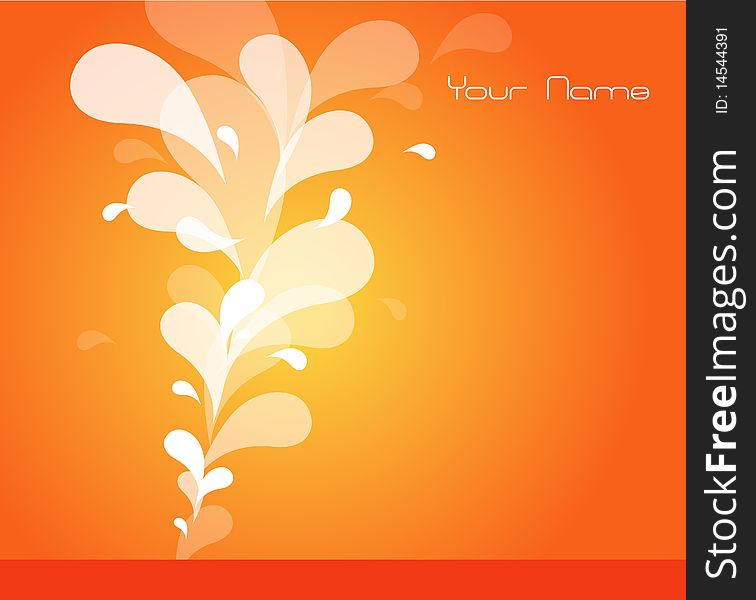 Abstract colored background. Vector art